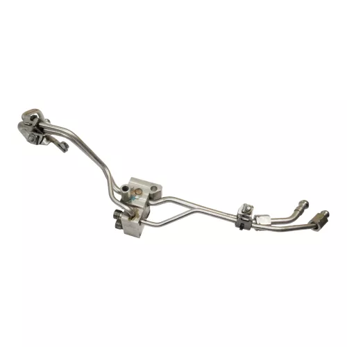 Audi A6 4F Kraftstoffverteiler + Leitungen Rohre 4,2 FSI BVJ (187176)