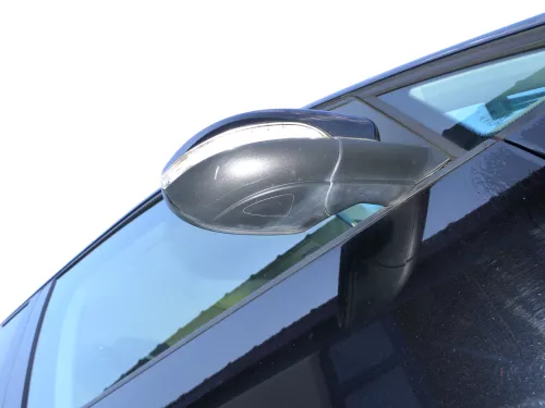 VW Touran 1T3 elektrischer Spiegel Außenspiegel beheizt rechts schwarz LC9X (187218)