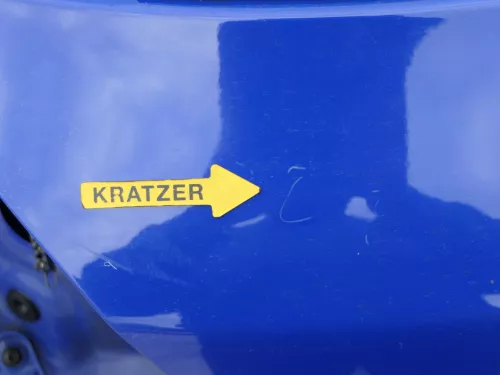 Skoda Fabia 5J Limousine Schrägheck Heckklappe hinten mit Scheibe blau LF5K (187232)