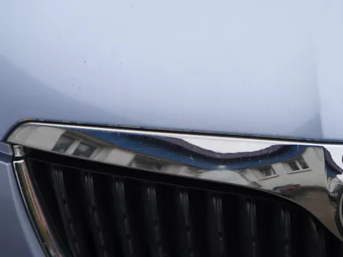 Skoda Fabia 5J Roomster Motorhaube Haube Klappe vorne blau LF5Y (187351)