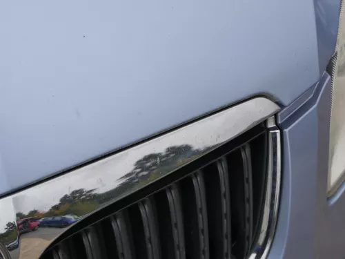 Skoda Fabia 5J Roomster Motorhaube Haube Klappe vorne blau LF5Y (187351)