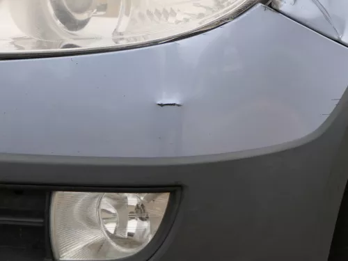 Skoda Roomster 5J Scout Stoßstange vorne Frontstoßstange blau LF5K mit Grill