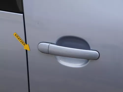 Skoda Roomster 5J Tür vorne rechts Beifahrertür - blau LF5Y Scou mit Leiste (187362)