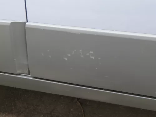 Skoda Roomster 5J Tür vorne rechts Beifahrertür - blau LF5Y Scou mit Leiste (187362)