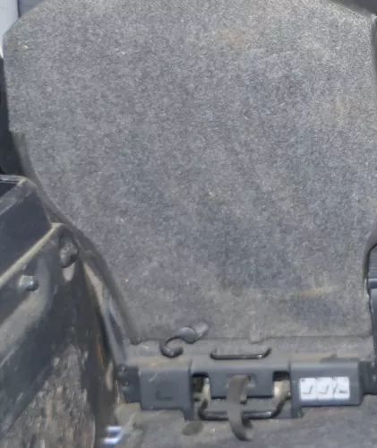 Roomster 5J Sitz Rückbank Rücksitzbank Lehne hinten links onyx silber (187405)