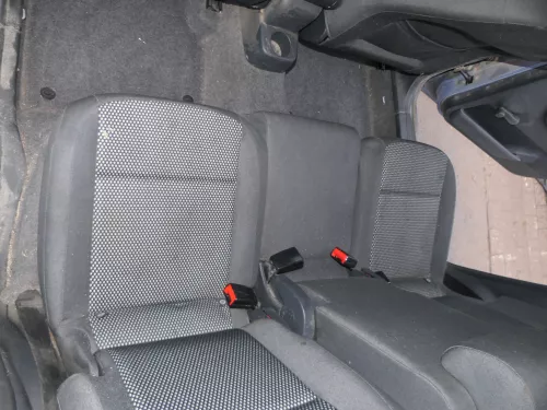 Roomster 5J Sitz Rückbank Rücksitzbank Lehne hinten links onyx silber (187405)