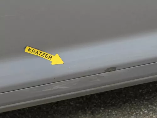 Audi A3 8P 2/3-Türer Tür vorne rechts Beifahrertür Türblatt grau LY7J (187451)
