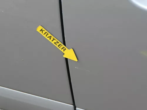 Audi A3 8P 2/3-Türer Tür vorne rechts Beifahrertür Türblatt grau LY7J (187451)