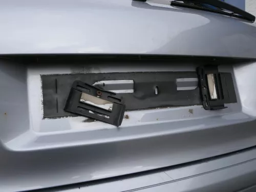 Audi A3 8P 2/3-Türer Heckklappe Klappe hinten grau LY7J 2/3-Türer Scheibe (187458)