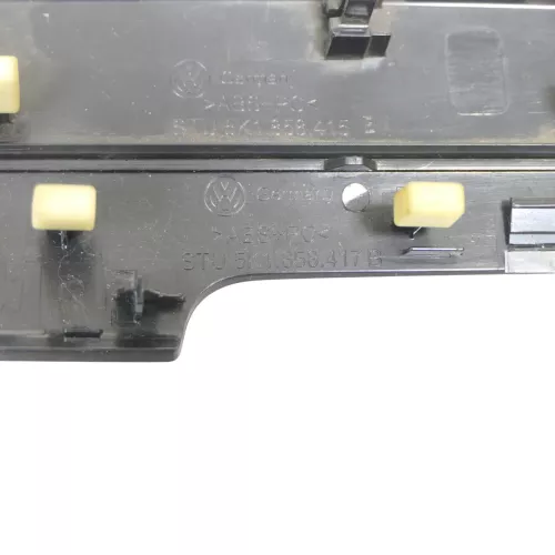 VW Golf 6 5K Leiste Abdeckung Dekor grau netzoptik Leisten Blende UA3 tweed (175695)