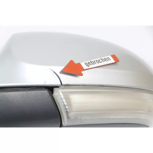 VW Passat 3C elektrischer Spiegel Außenspiegel links mit Glas Blinke silber LA7W (185099)