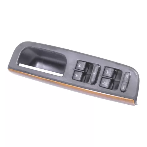 VW Golf 4 Schalter elektrische Fensterheber 4-Fach links Griff Dekor Holz optik (187455)