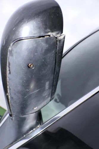 Audi A6 4B Spiegel Außenspiegel links elektrisch schwarz LY9B (119556)