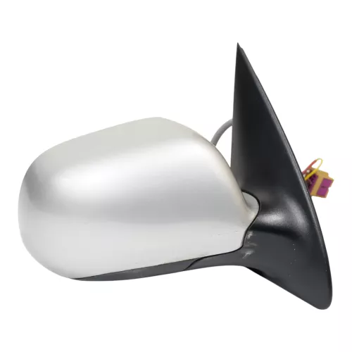 Skoda Fabia 6Y elektrisch Spiegel Außenspiegel rechts mit Glas grau silber LF7T