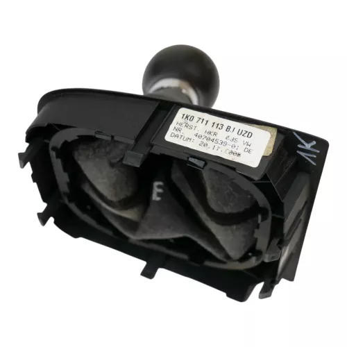 Golf 5 Schaltknauf Schaltsack Schaltung Schaltknüppel Leder 5-Gang 1K0711113BJ (187497)