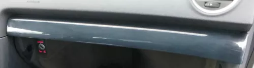 A4 8H Cabrio vorne Dekor Leisten Abdeckung um Lichtschalter blau indigo