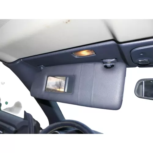 A4 8H Cabrio Sonnenblenden Sonnenblende links vorne vorn Spiegel blau indigo