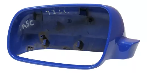 VW Golf 4 Bora Spiegel vorne links Außenspiegel blau LA5C nur Kappe Abdeckung (200355)