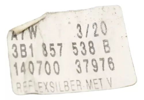 VW Golf 4 Bora Kappe Spiegel vorne rechts Außenspiegel silber LA7W NUR Kappe (200464)