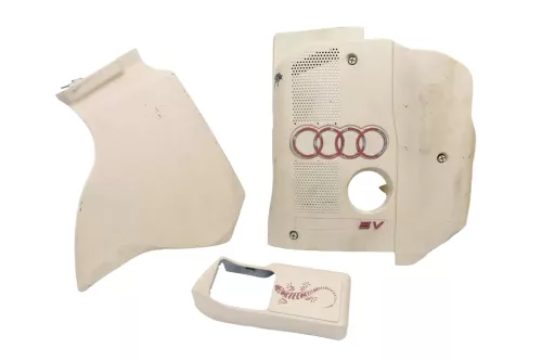 Audi A4 B5 Motorabdeckung Abdeckung Motor Blende Set 1,8 5V lackiert