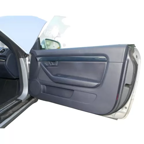 A4 8H Cabrio 8E B6 B7 1x Türverkleidung Verkleidung Tür vorne links Leder blau (200371)