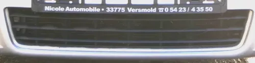 Audi A4 Cabrio 8H B6 B7 1x Gitter vorne in der Mitte Stoßstange 8H0807647