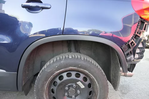 VW Tiguan Cross Blende Kotflügel hinten links Verkleidung 5N0854819C Abdeckung