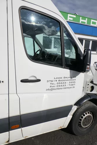 VW Crafter 2E Tür vorne rechts Beifahrertür weiß L902 - ohne Anbauteile