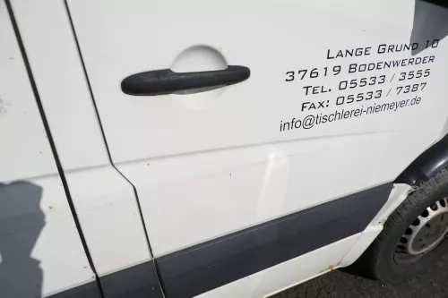 VW Crafter 2E Tür vorne rechts Beifahrertür weiß L902 - ohne Anbauteile (128091)