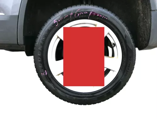 2x VW Golf 6 A3 8P A6 235/55 R17 103V Winterreifen M&S ca. 5-6mm - nur Reifen