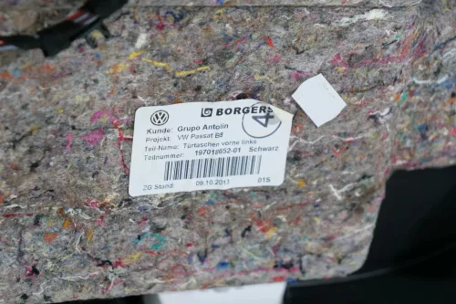 Passat 3C 3G B8 Türverkleidung Verkleidung Tür vorne links schwarz (200648)