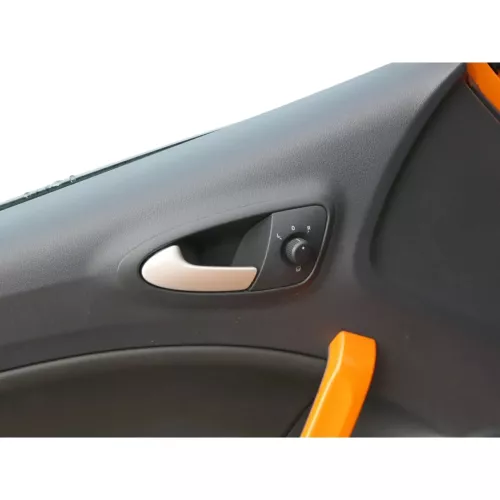 1x Ibiza 6J Türverkleidung Verkleidung Tür vorne links 2/3-Türer karbonschwarz (200661)