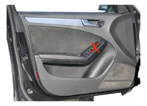 1x A4 8K B8 Türverkleidung Verkleidung Tür vorne rechts schwarz