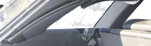 2x A4 8K D-Säulen Verkleidung rechts + links hinten Abdeckung oben schwarz (200775)