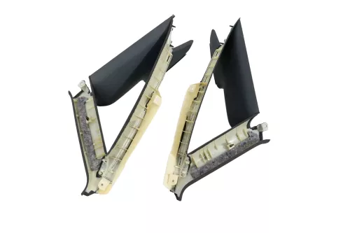 Audi A6 4F Limousine Set Säulen Verkleidung schwarz soul A B C D Säule (200779)