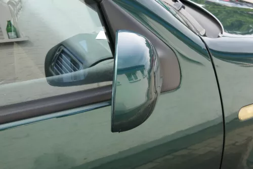 VW Golf 4 Bora elektrischer Spiegel vorne rechts Außenspiegel grün LC6M Glas (186917)