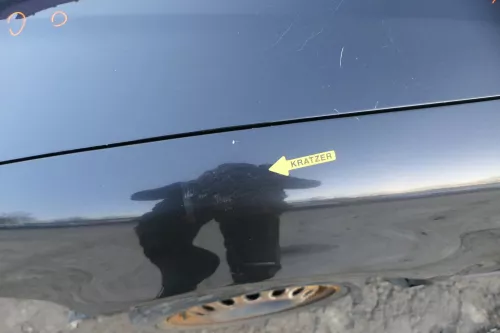 VW Passat 3B Kotflügel vorne links schwarz LC9Z (200856)