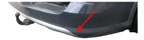 VW Passat 3C B7 Avant nur Spoiler für Stoßstange hinten Heckstoßstange Alltrack (200909)