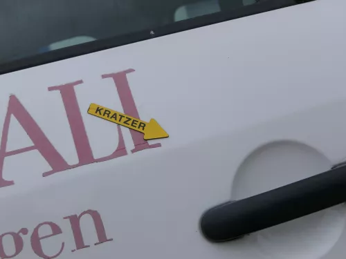 VW Caddy 3 2K Tür vorne links Fahrertür weiß LB9A - ohne Anbauteile - Mängel (186493)