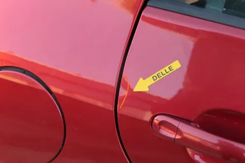 VW Golf Plus 5M 6 521 Türblatt Tür hinten rechts rot LA3X + Rahmen (200965)