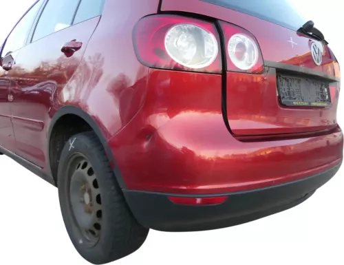 Golf Plus 5 5M1 Stoßstange hinten Heckstoßstange Stoßfänger rot LA3X (200967)