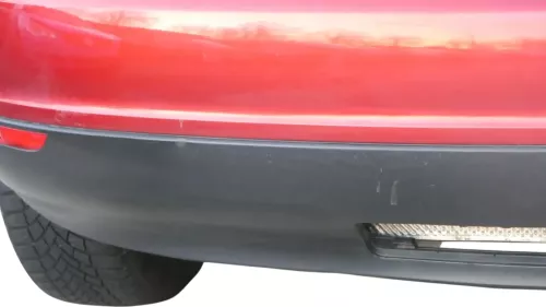 Golf Plus 5 5M1 Stoßstange hinten Heckstoßstange Stoßfänger rot LA3X (200967)