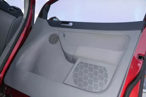 VW Golf Plus 5M 1x Türverkleidung Verkleidung Tür vorne rechts grau (200975)