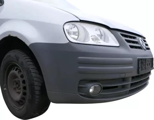 Caddy 2K Stoßstange vorne Frontstoßstange Stoßfänger grau Graphit Grill schwarz (200996)