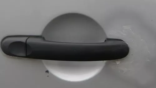 Caddy 2K Türschloß Tür Türgriff Schloß hinten rechts Schiebetür Lagerbügel