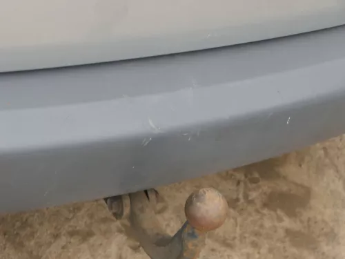 VW Caddy 2K Stoßstange hinten Heckstoßstange Stoßfänger grau graphit nicht lack (201009)