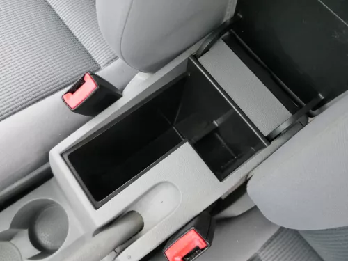 VW Caddy 3 2K Mittelarmlehne Armlehne komplett GRAU zum nachrüsten (201027)