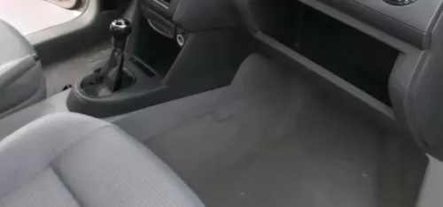 VW Caddy 2k Teppich Innenraumteppich grau Innen vorne (201030)