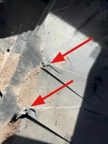 VW Caddy 2K Erdgas Gas Abdeckung 2K0201973D für Gastank vorne (201061)