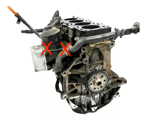 VW Fabia Polo Block von Motor CAYC CAYB CAYA CAY 1.6TDI - Unterteil